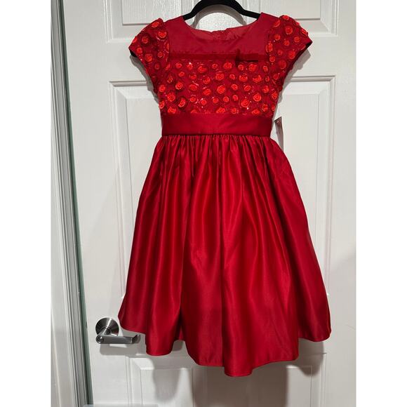 Dorissa Red Girls Size 10 Fancy Dress - Picture 1 of 11